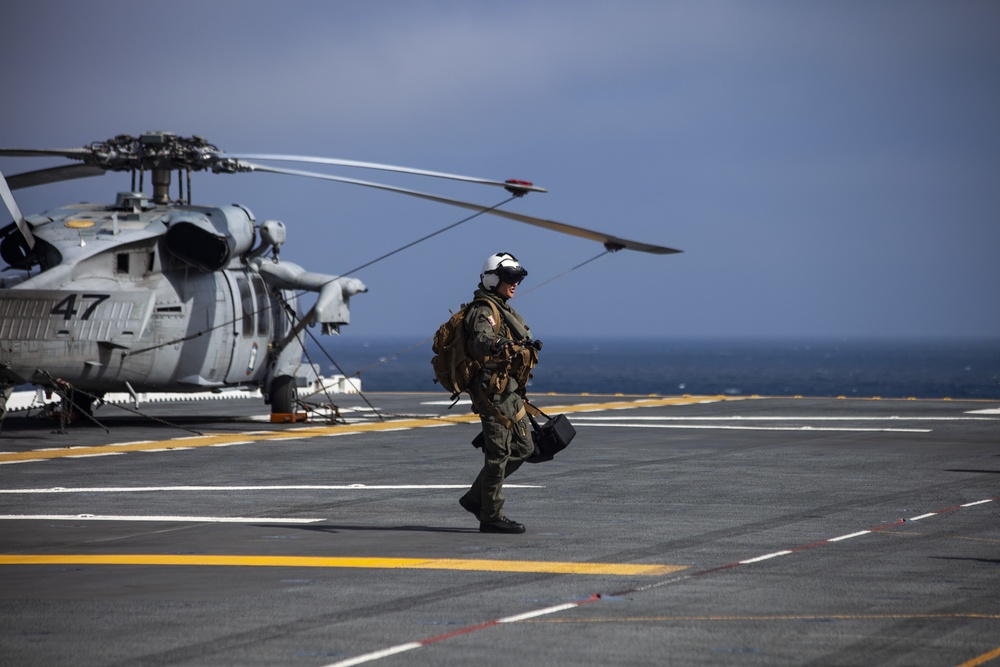 15th MEU, USS Makin Island conduct search and rescue operations