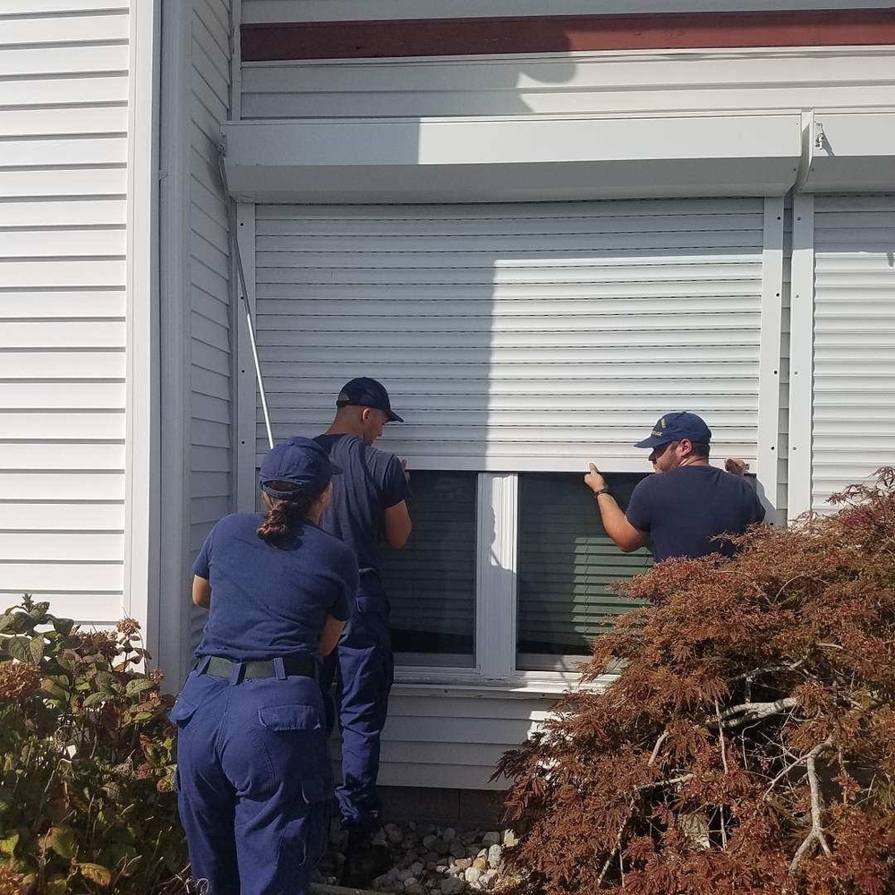 Crews from Coast Guard Station Chincoteague prepare for Isaias