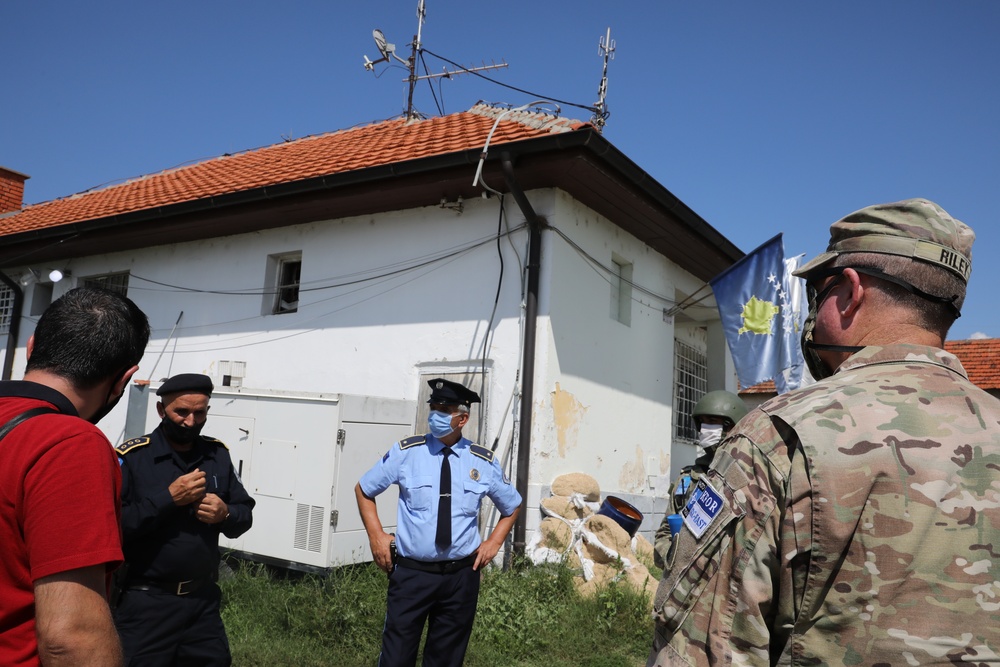 KFOR Regional Command East conducts a joint patrol