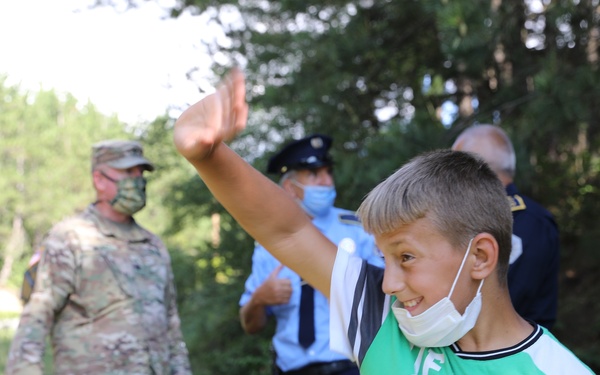 KFOR Regional Command East conducts a joint patrol