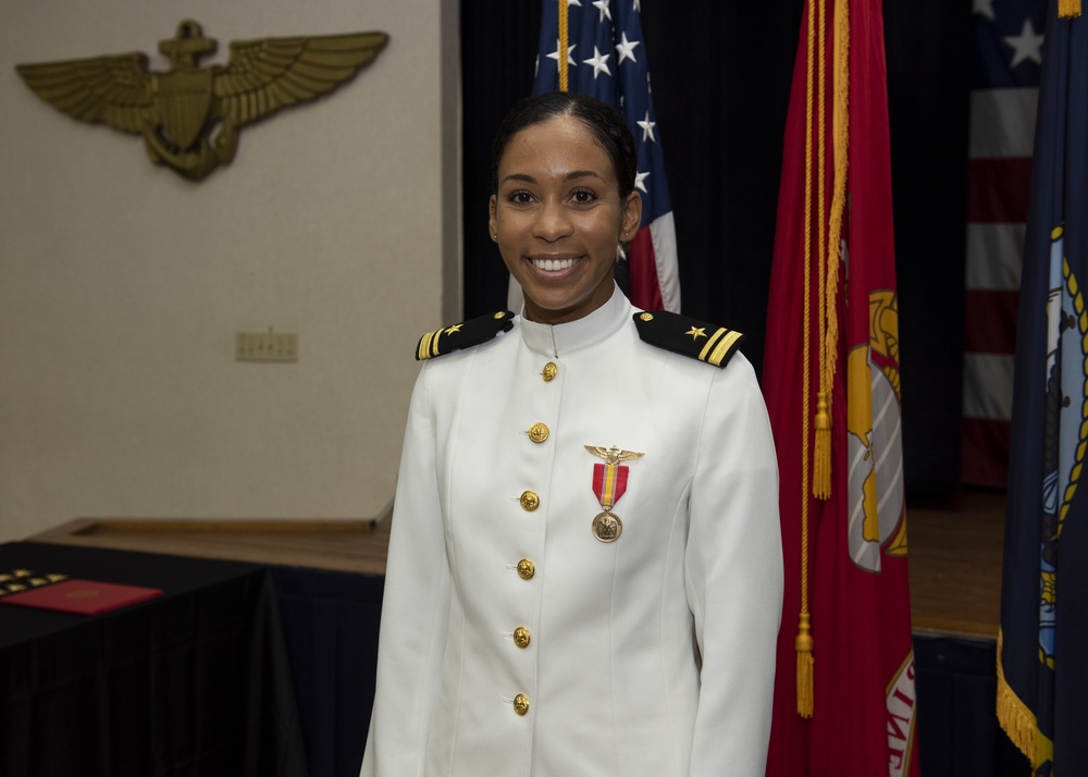 U.S. Navy's first Black female tactical jet aviator earns her Wings of Gold