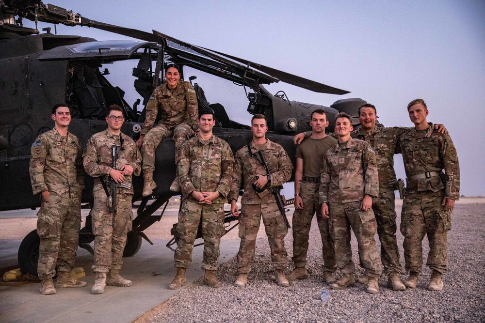 AH-64 Apache class at Al Asad Air Base