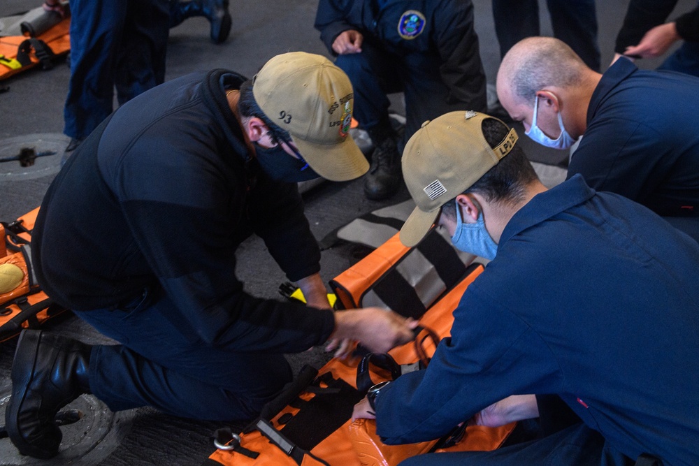 U.S. Marines, Sailors aboard USS Somerset conduct search and rescue operations