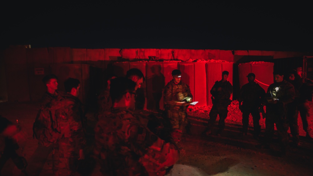 82nd Airborne provides support for AC-130 live fire exercise
