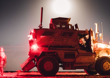 82nd Airborne provides support for AC-130 live fire exercise