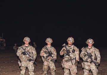82nd Airborne provides support for AC-130 live fire exercise