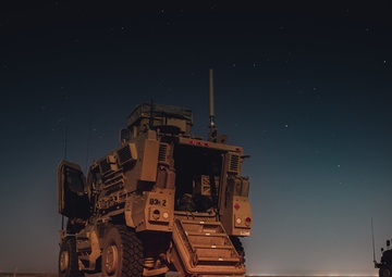 82nd Airborne provides support for AC-130 live fire exercise