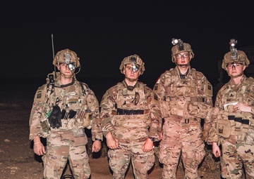 82nd Airborne provides support for AC-130 live fire exercise