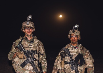 82nd Airborne provides support for AC-130 live fire exercise