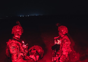 82nd Airborne provides support for AC-130 live fire exercise