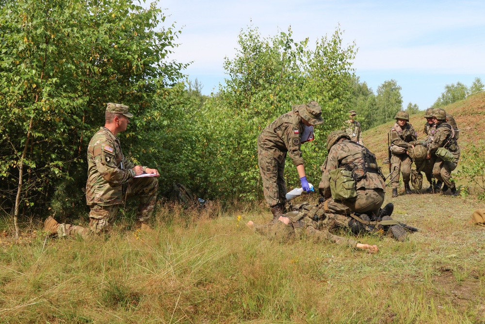 U.S. Army Europe Soldiers assist with MILITARY DOCTOR 20 in Poland