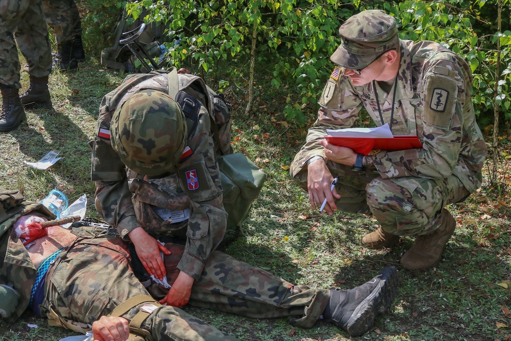 U.S. Army Europe Soldiers assist with MILITARY DOCTOR 20 in Poland