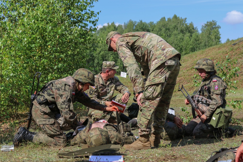 U.S. Army Europe Soldiers assist with MILITARY DOCTOR 20 in Poland