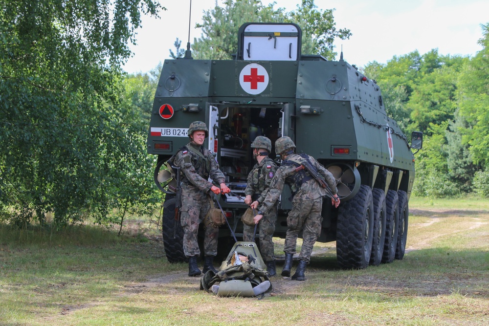 U.S. Army Europe Soldiers assist with MILITARY DOCTOR 20 in Poland