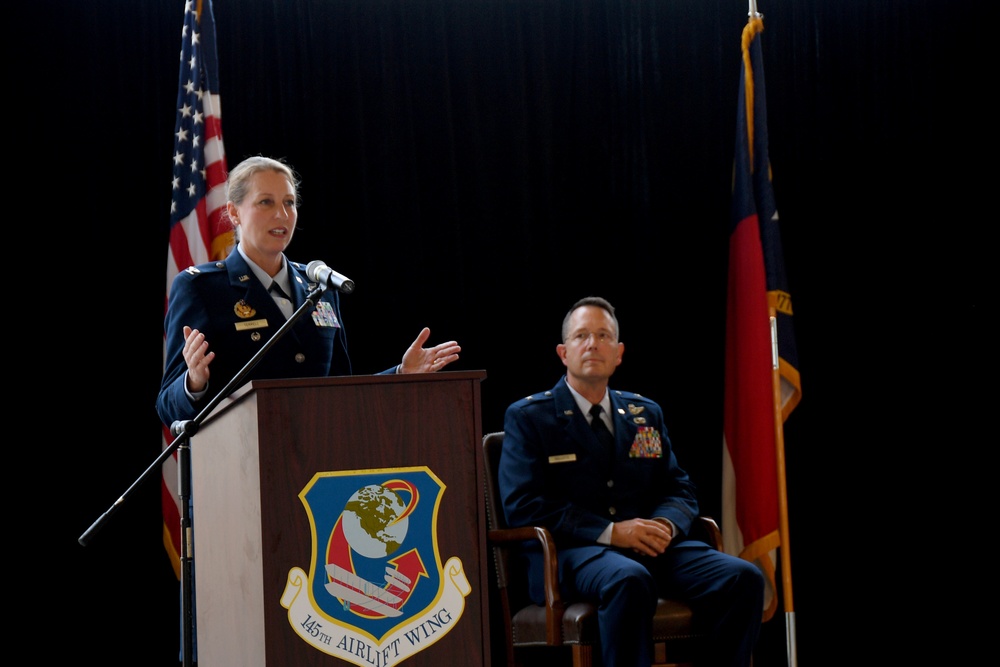 145th AW Change of Command