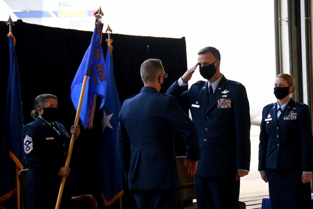 145th AW Change of Command