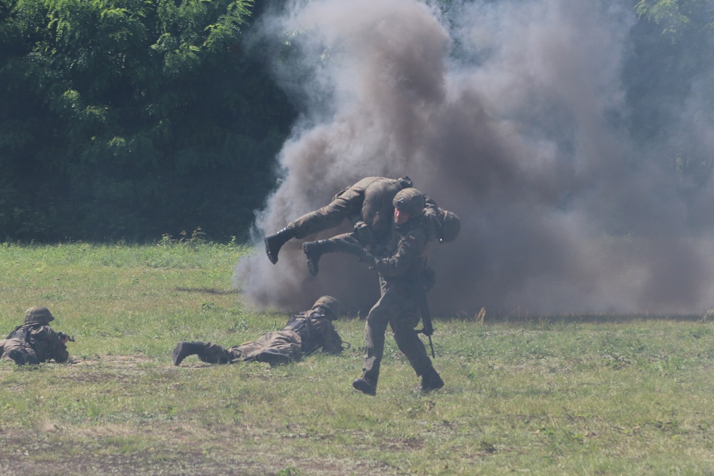 U.S. Army Europe Soldiers assist with MILITARY DOCTOR 20 in Poland