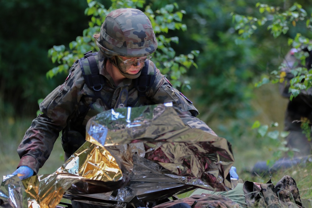 U.S. Army Europe Soldiers assist with MILITARY DOCTOR 20 in Poland