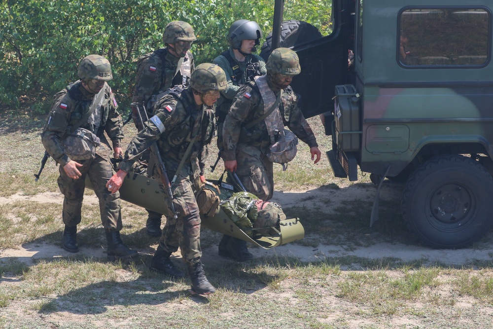 U.S. Army Europe Soldiers assist with MILITARY DOCTOR 20 in Poland