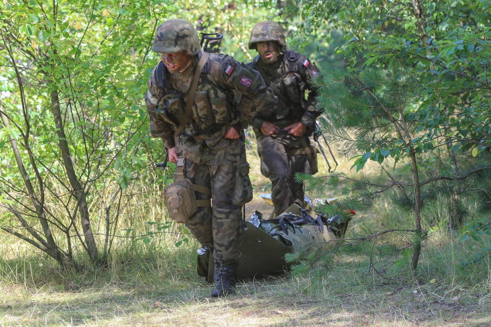 U.S. Army Europe Soldiers assist with MILITARY DOCTOR 20 in Poland