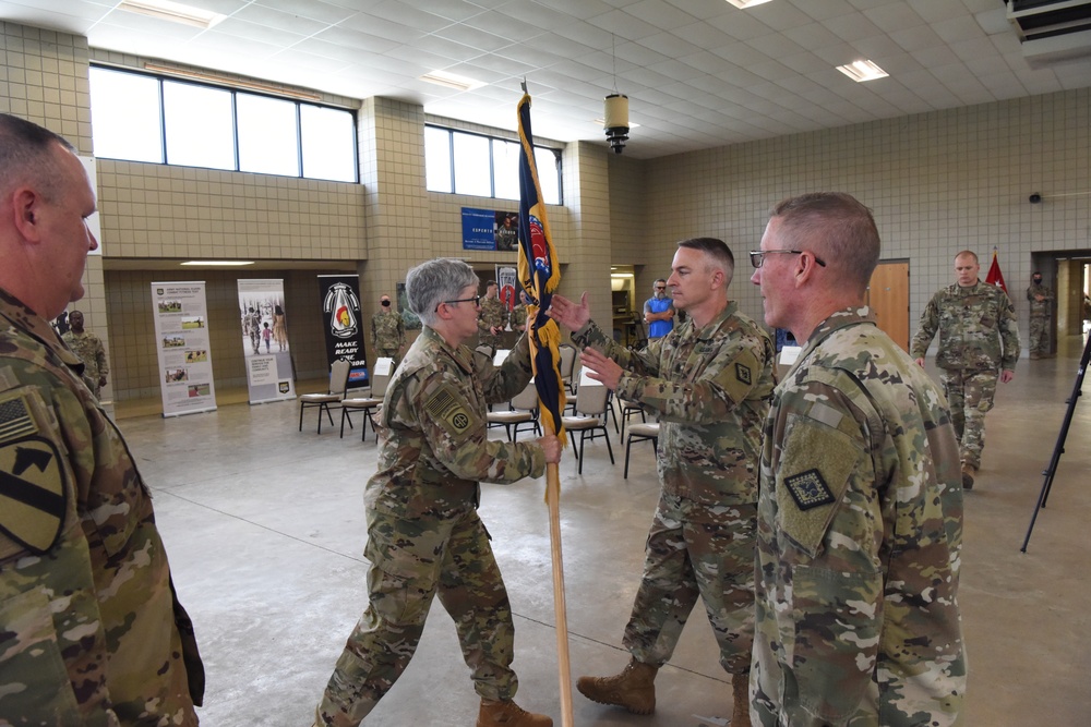 87th Troop Command, Arkansas Army National Guard, conducts a Change-of-Command Ceremony