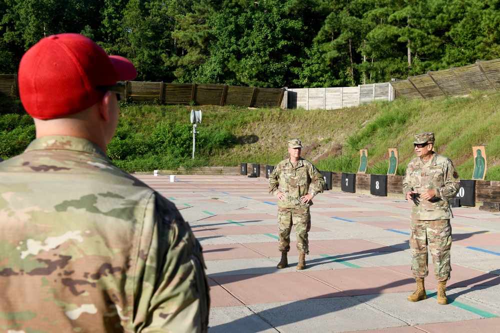 Brig. Gen. Stephen J. Malette Visits with the 145th Security Forces Squadron