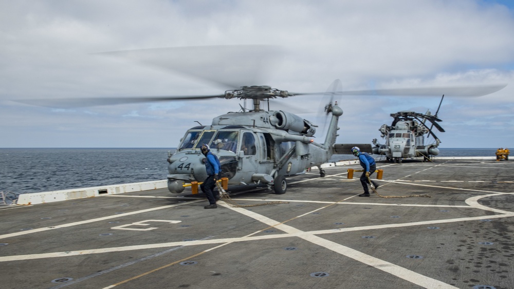 USS San Diego (LPD 22) participates in PMINT