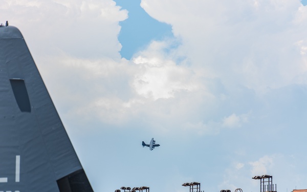 Lt. Col. Stephen Rohrbough Completes His Final Flight Before Retirement From the Air National Guard