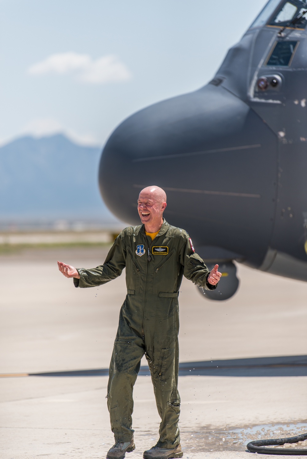Lt. Col. Stephen Rohrbough Completes His Final Flight Before Retirement From the Air National Guard