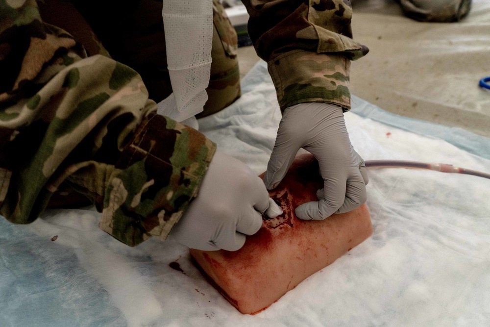 HRF trains for Tactical Combat Casualty Care