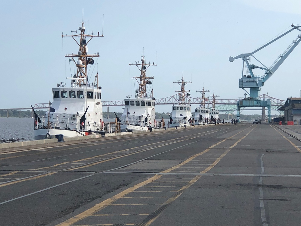 Coast Guard Sector Jacksonville cutter crews prepare for Tropical Storm Isaias
