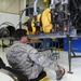 Propulsion Mechanic Performs Maintenance on F-15C Engine