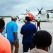 U.S. Coast Guard survey the damage from Hurricane Isaias with The Bahamas