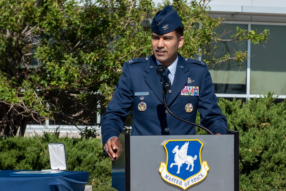 301th Space Wing change of command