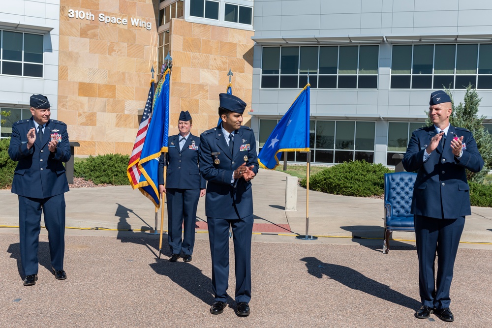 310th Space Wing change of command