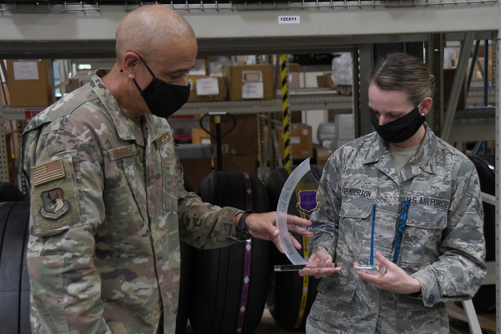 Airman 1st Class Colleen Pemberton awarded Airman of the Year for NCANG