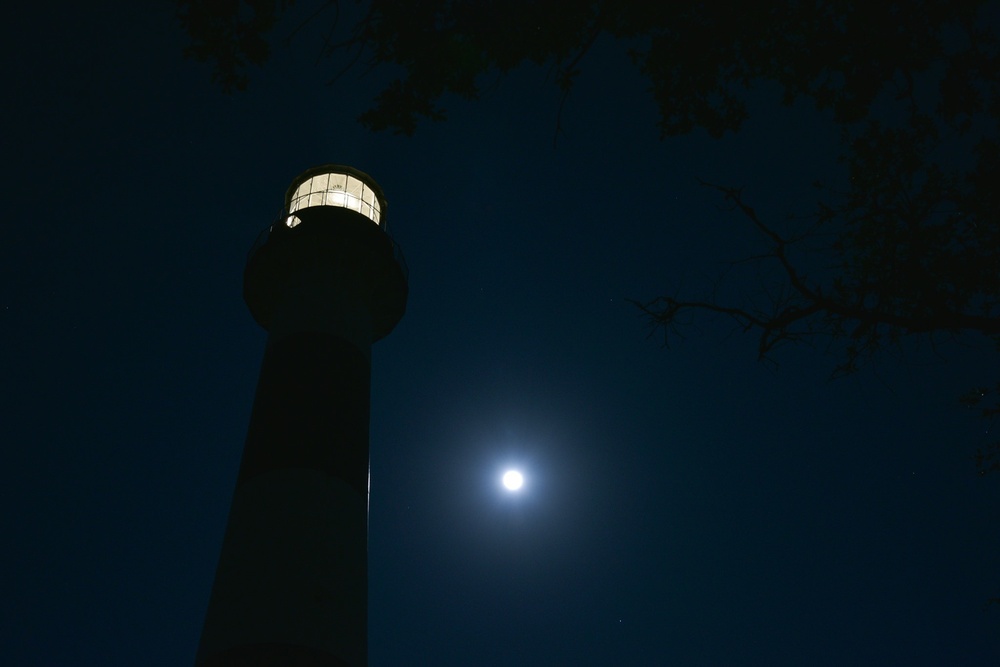 Cape Canaveral Air Force Station Super Moon