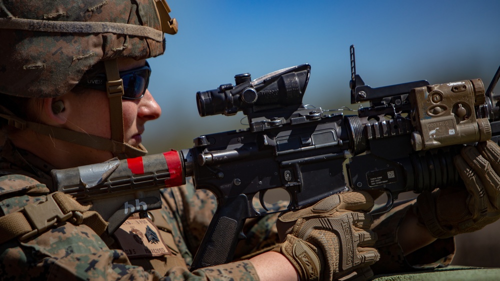 U.S. Marines conduct M203 range