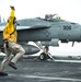 Nimitz CSG Sailor Signals F/A-18E to Launch