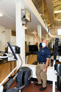 Robins Fitness Center: Winning the war on germs