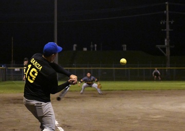 Navy Softball Team Participates in Intramural Tournament