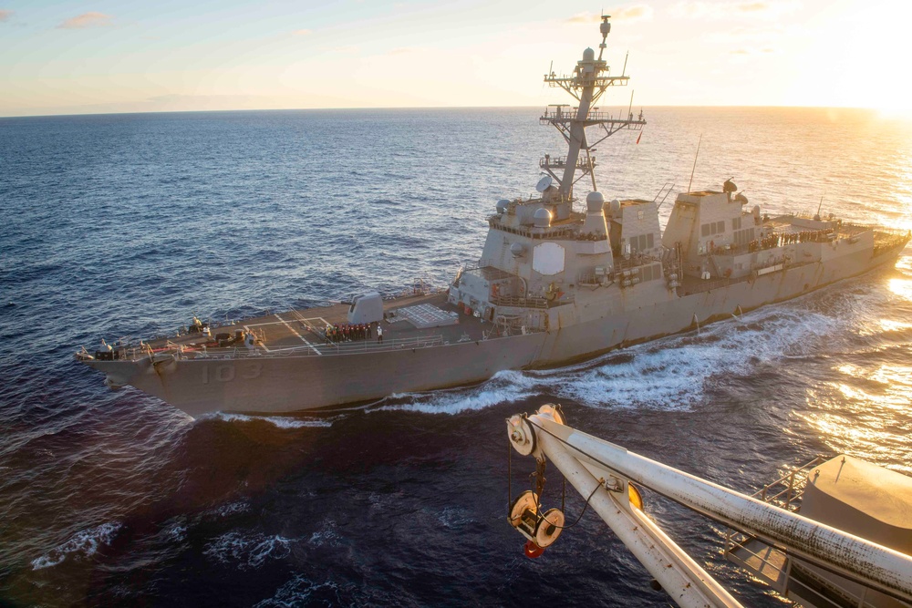 Ike Supports Naval Operations in 6th Fleet Area of Operations