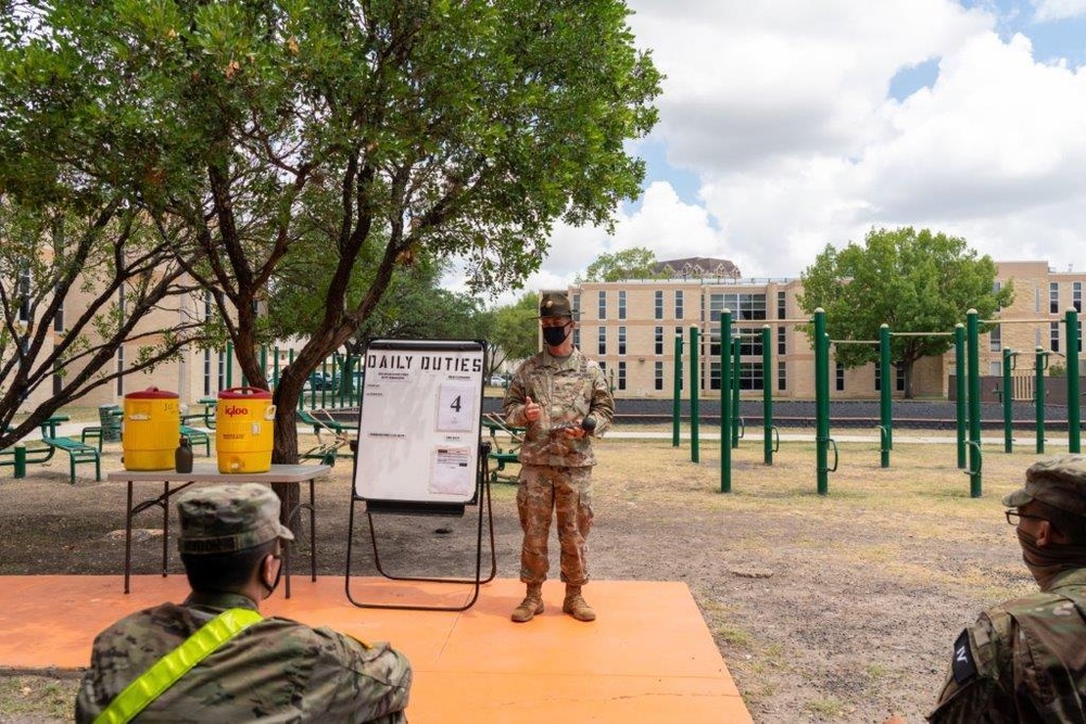 MEDCoE’s top drill sergeant competes for Army-level Drill Sergeant of the Year