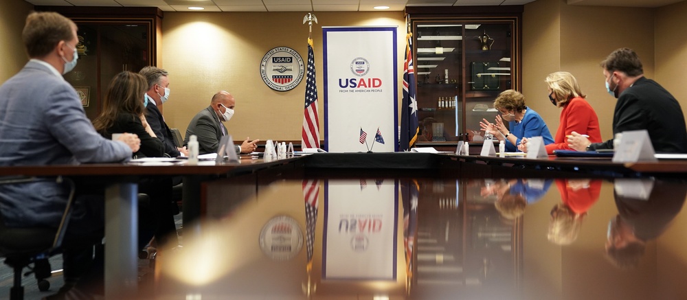 USAID Acting Administrator meets with Australian Foreign Service for MOU