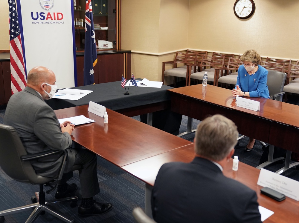 USAID Acting Administrator meets with Australian Foreign Service for MOU
