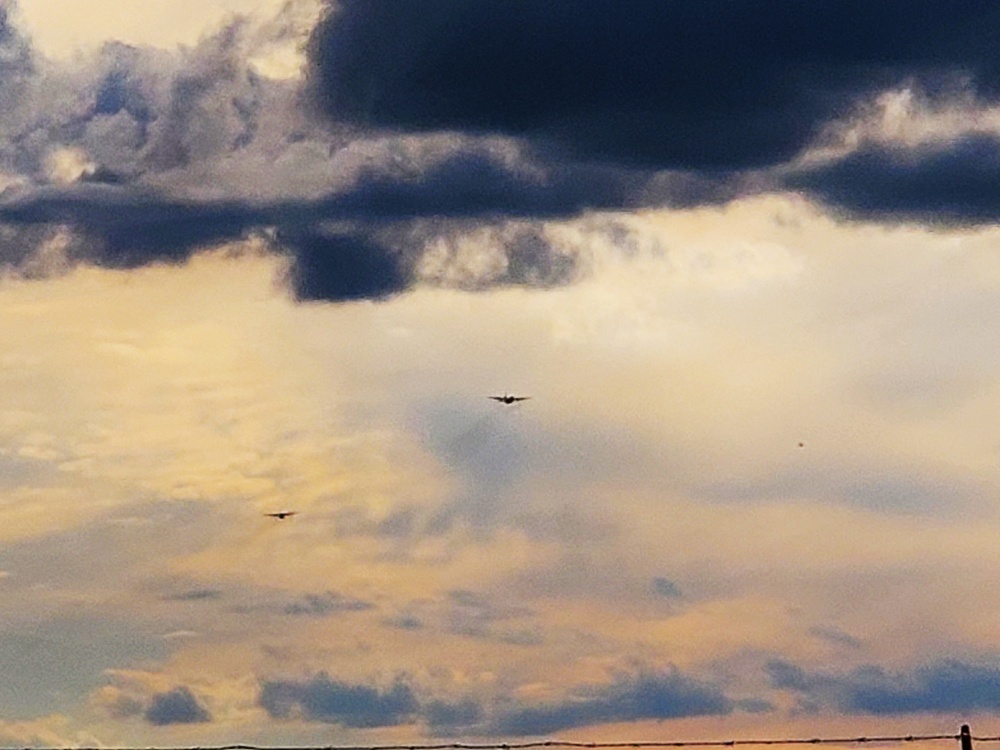 C-130 Hercules training operations at Fort McCoy