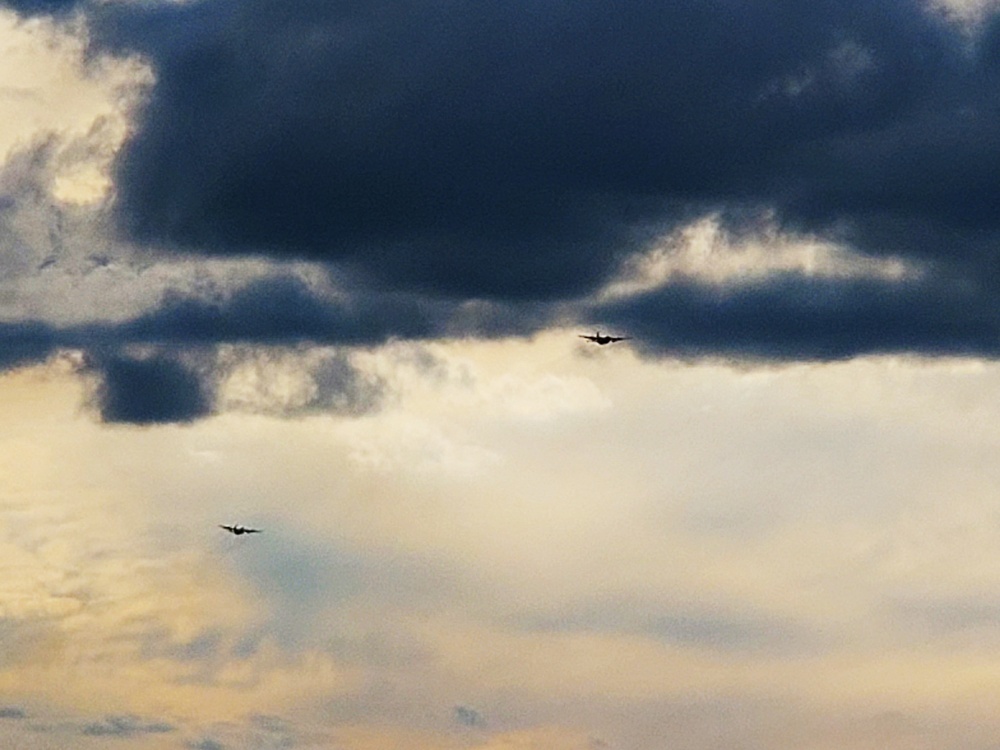 C-130 Hercules training operations at Fort McCoy