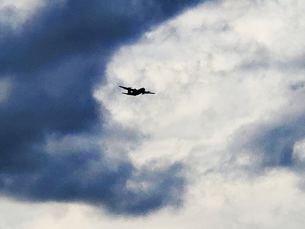C-130 Hercules training operations at Fort McCoy