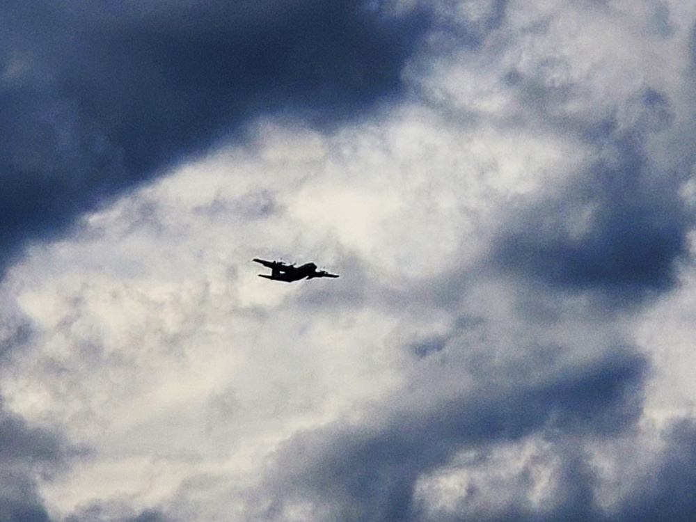 C-130 Hercules training operations at Fort McCoy