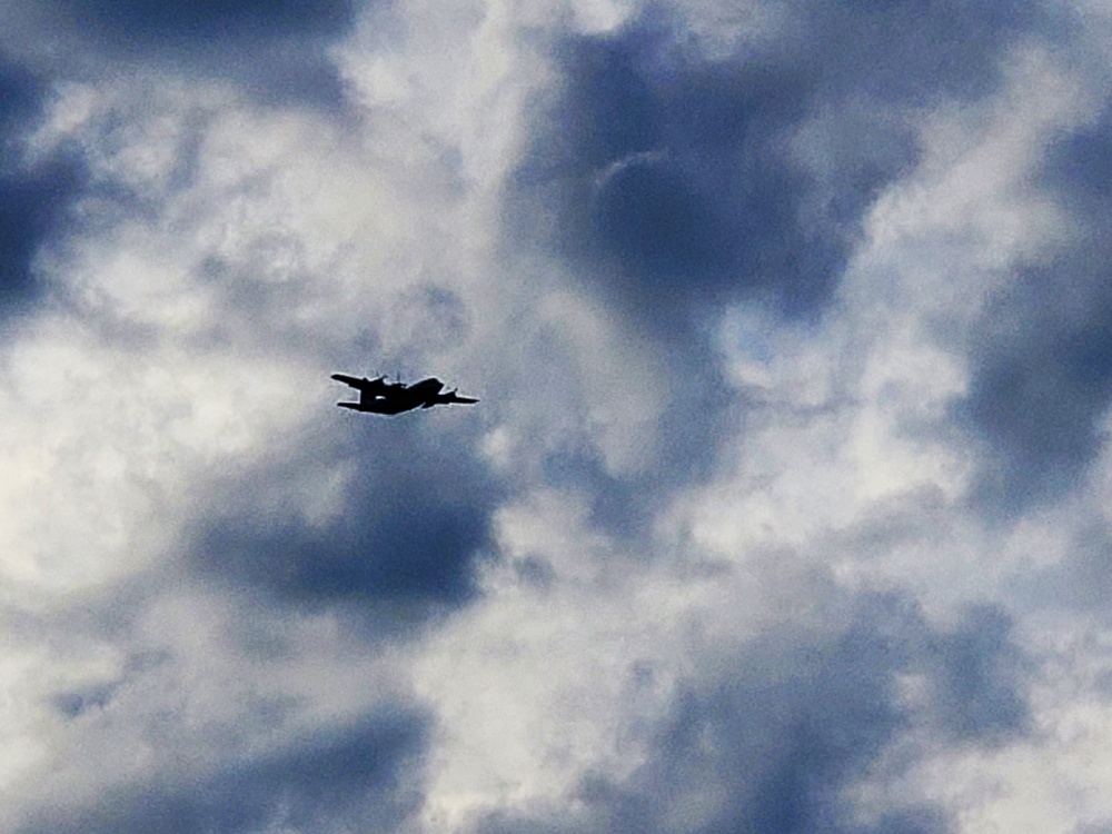 C-130 Hercules training operations at Fort McCoy